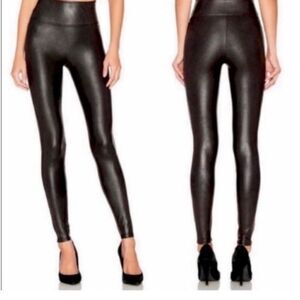 Spanx Faux Leather Leggings- Size Small (Petite)